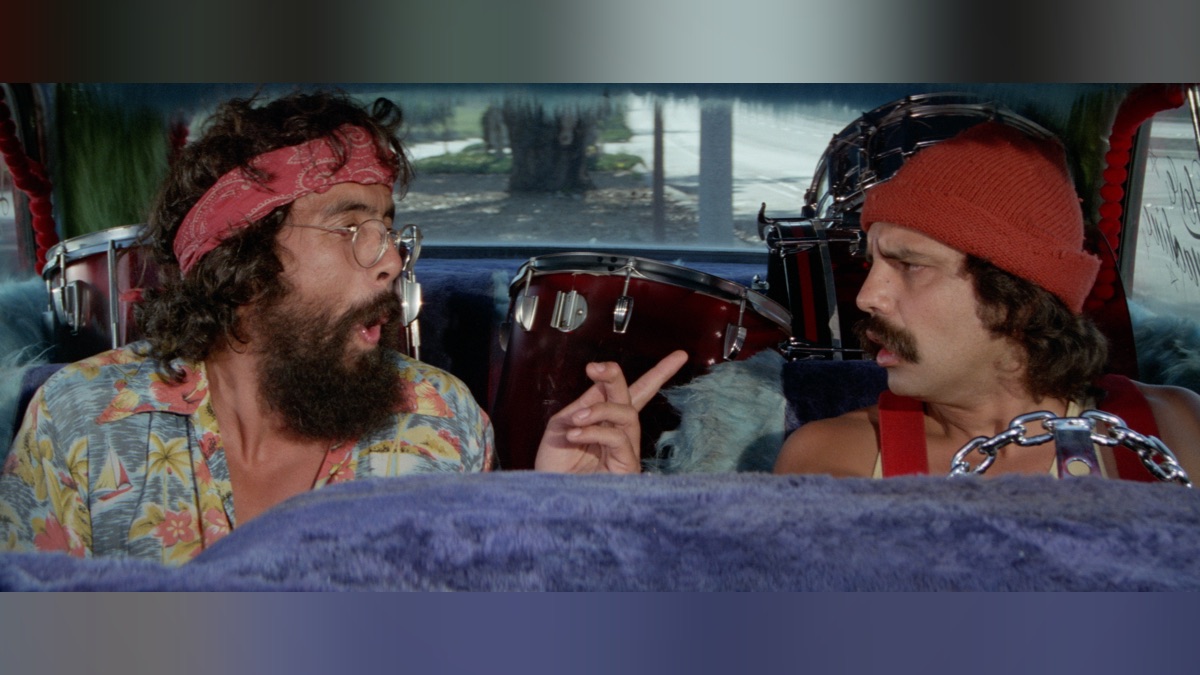 Cheech Marin and Tommy Chong in Up in Smoke